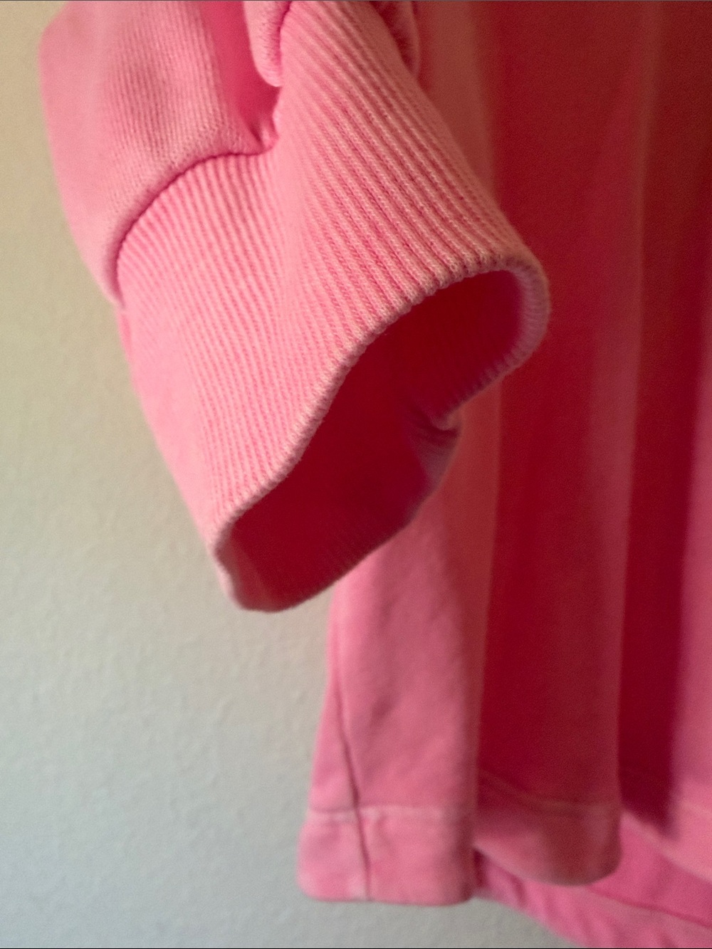Old Navy Pink V-Neck Hooded Lightweight Tunic Length Pullover Hoodie size small - Picture 6 of 11